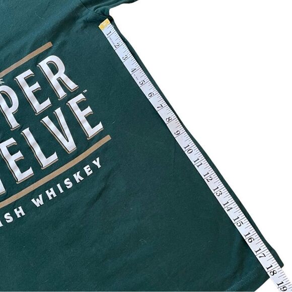 Proper Twelve 12 Irish Whiskey Fan T Shirt • Green • Unisex Medium - Picture 8 of 8